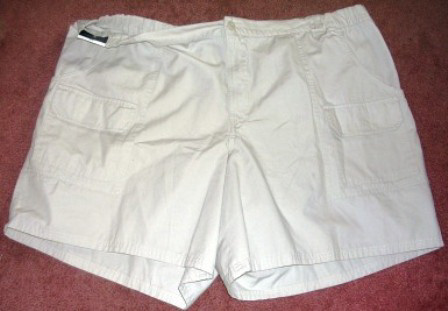 (image for) Basic Editions Mens Shorts Tan 4X - Click Image to Close